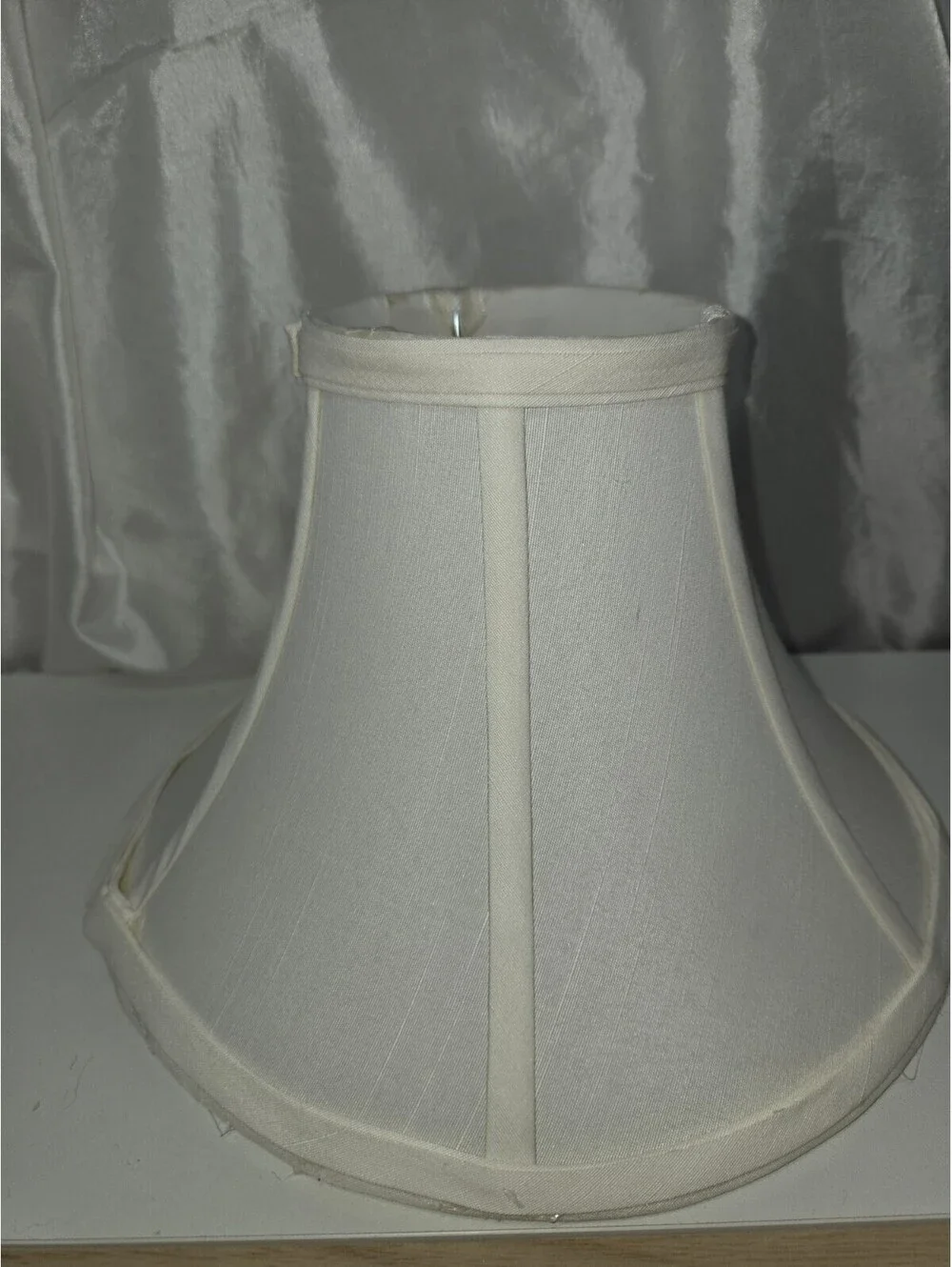 Bell-Shaped Lamp Shade Egg Shell Ivory Color With Uno Fitter 10